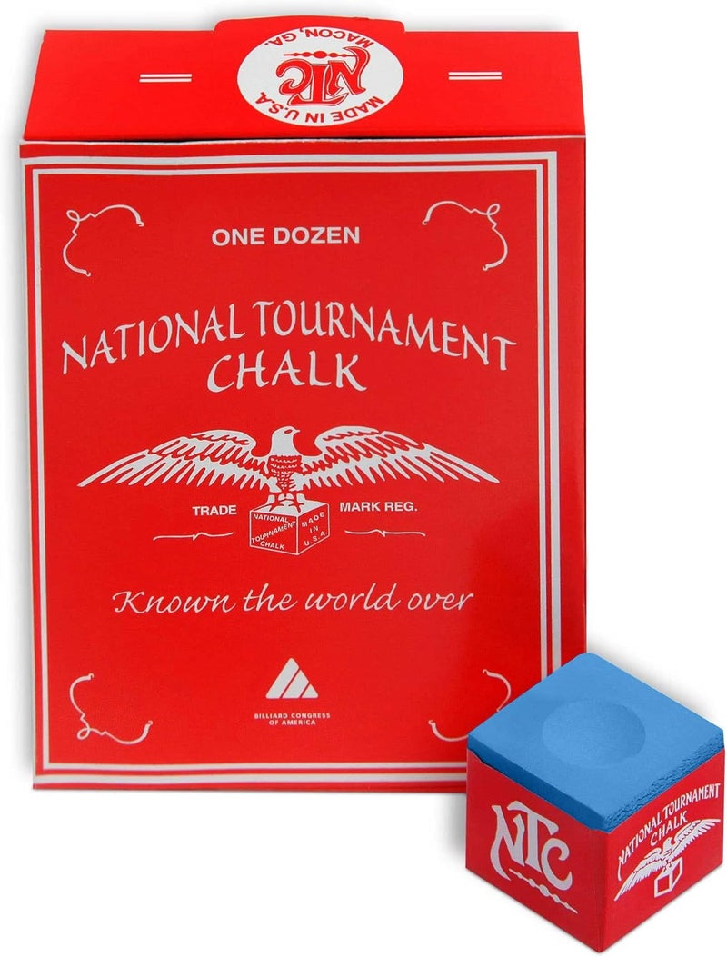 Silver Cup National Tournament Pool cue Billiard Premium Chalk - ONE Dozen - Image 4